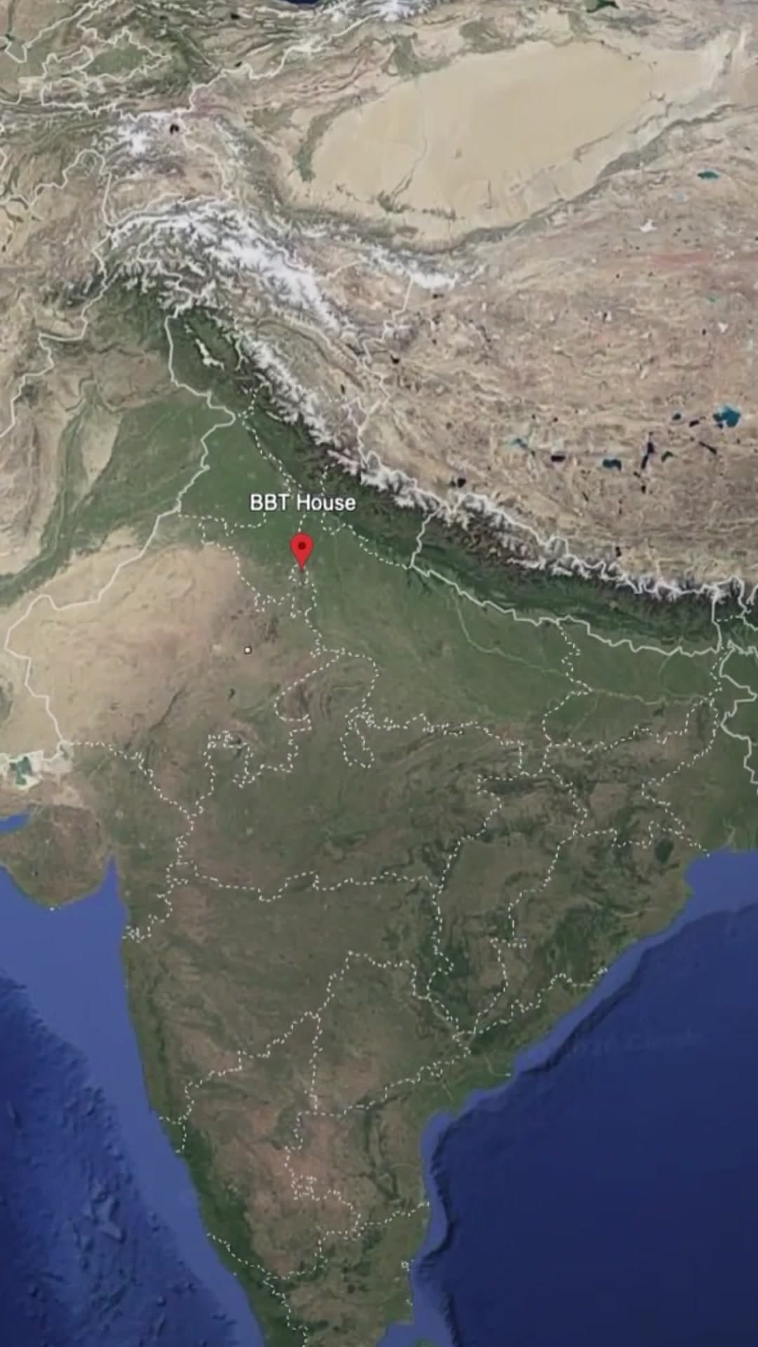 Satellite Location — BBT House, India